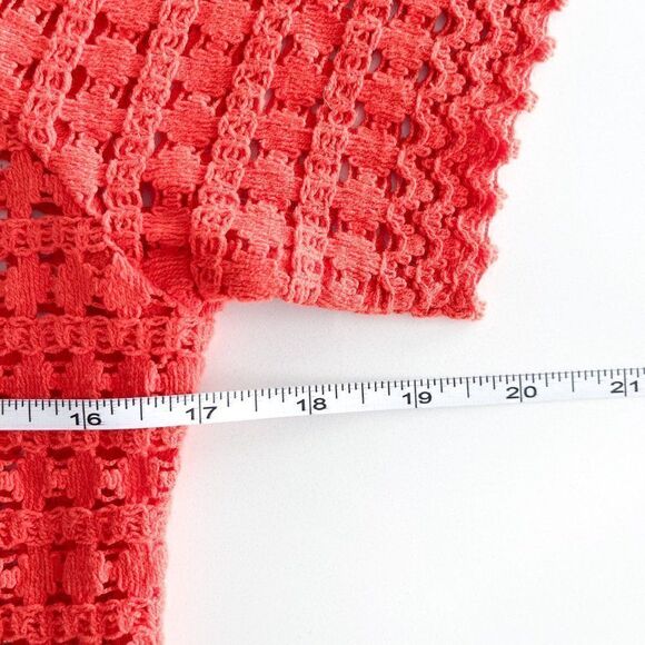 VERO MODA Broad Neck Knitted Crop Top // Size Medium // BNWT // Spicy orange - Picture 7 of 8